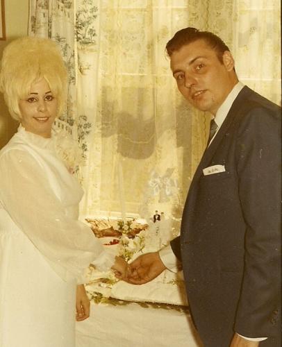 Wedding day August 9 1970